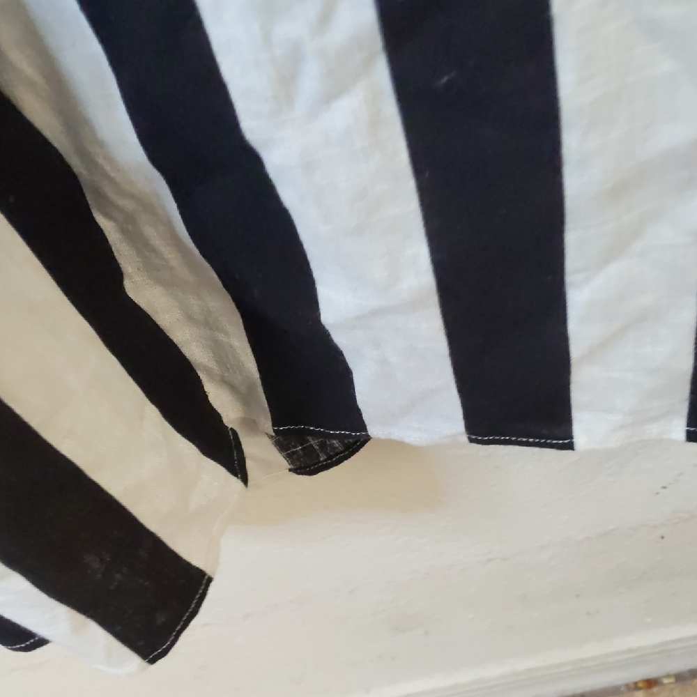 NWT Bardot Black and White Striped Maxi Dress Adley classic Sz 8 M - Picture 6 of 7